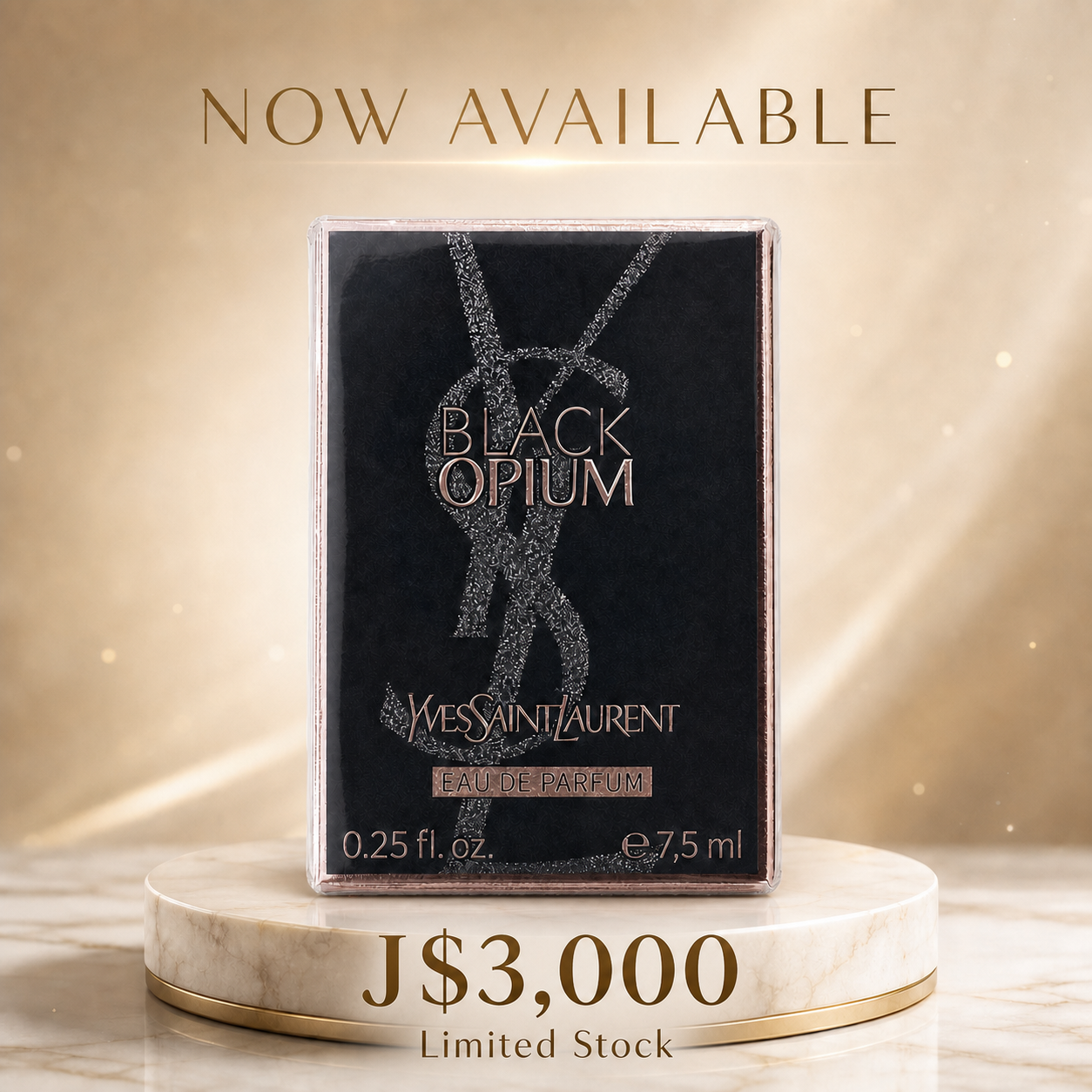 YSL Black Opium mini perfume